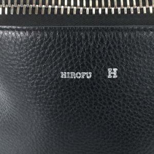 HIROFU ショルダーバッグ ランポレザー ブラック