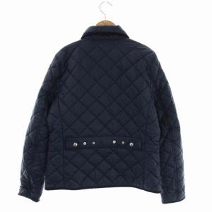 POLO RALPH LAUREN キルティングジャケット 中綿 アウター 総裏地 スナップボタン M 紺 ネイビー
