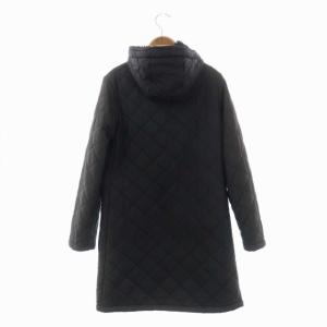 MACKINTOSH 裏ボア キルティングコート アウター ミドル丈 前開き 36 黒 ブラック