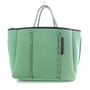 STATE OF ESCAPE Petite ESCAPE トートバッグ ショルダーバッグ 2way  ネオプレン ポーチ付 緑