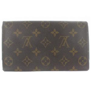 LOUIS VUITTON モノグラム ポルトフォイユインターナショナル 長財布 茶色 ブラウン M61217