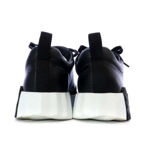 HERMES バウンシング スニーカー ローカット Hロゴ レザー スエード 34.5 ブラック