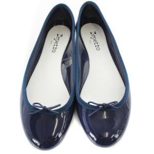 Repetto CENDRILLON ADRB レインシューズ バレエシューズ 39 24.7cm 紺 ネイビー