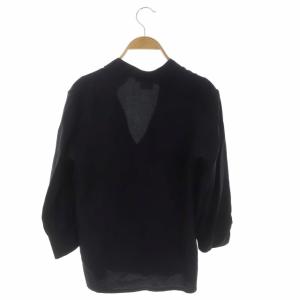 Chloe ブラウス スキッパー 七分袖 シルク T34 黒 ブラック