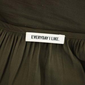 EVERYDAY I LIKE Sun Dress ワンピース キャミワンピ サンドレス ロング ギャザー カーキ