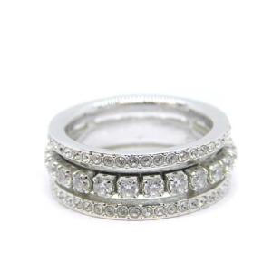 SWAROVSKI リング 指輪 ラインストーン シルバー色
