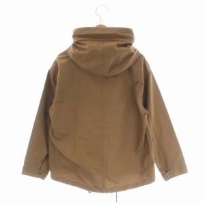 ANAYI マウンテンパーカー アウター ジップアップ フード 38 茶 ブラウン
