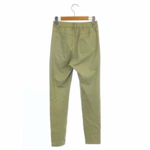 Ameri VINTAGE 21AW FAKE LEATHER SKINNY PANTS フェイクレザースキニーパンツ テーパード スリム S ピスタチオ