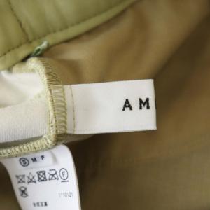 Ameri VINTAGE 21AW FAKE LEATHER SKINNY PANTS フェイクレザースキニーパンツ テーパード スリム S ピスタチオ