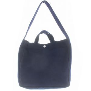 PORTER 吉田カバン アーバンリサーチ LOWERCASE キャンバス ショルダーバッグ ハンドバッグ 2way ロゴ 紺 ネイビー