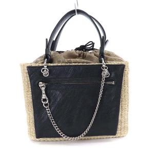 かごバッグ ハンドバッグ ベージュ