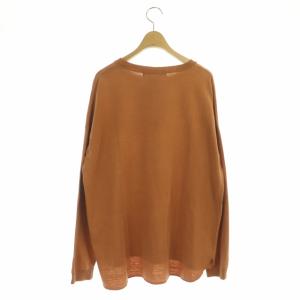 REMI RELIEF L'Appartement別注 Print L/S Tee ロンT カットソー Tシャツ 長袖 F オレンジ