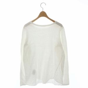 Deuxieme Classe Layering Tシャツ カットソー ラウンドネック 長袖 プルオーバー 白 ホワイト