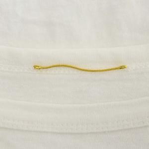 Deuxieme Classe Layering Tシャツ カットソー ラウンドネック 長袖 プルオーバー 白 ホワイト