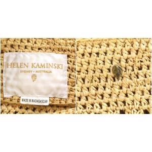 HELEN KAMINSKI かごバッグ トートバッグ ショルダーバッグ ラフィア ベージュ