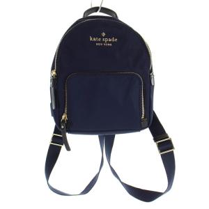 ナイロン リュック ロゴ 紺 ネイビー 黒 ブラック