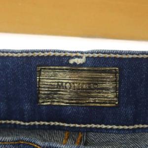 MOTHER INSIDER CROP STEP FRAY デニムパンツ ジーンズ ブーツカット カットオフ ストレッチ 25 青 ブルー