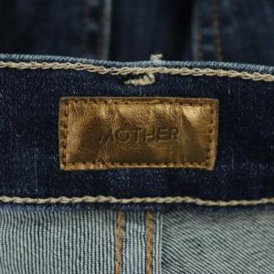 MOTHER THE INSIDER CROP STEP FRAY デニムパンツ ジーンズ スキニー カットオフ ダメージ加工 ジッパーフライ