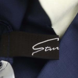 STUNNING LURE 22SS チンツクリーンパンツ テーパード ジップフライ タック ウール 00 紺 ネイビー