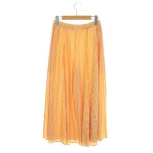 PLEATS PLEASE ISSEY MIYAKE イッセイミヤケ 22SS MELLOW PLEATS PANTS プリーツワイドパンツ 4 オレンジ
