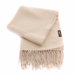 Borsalino ストール マフラー 羽織 フリンジ ベージュ