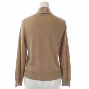 ANAYI ハイショクウールリボンタイプルオーバーニット カットソー 長袖 36 ライトブラウン