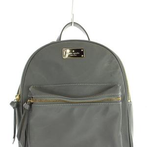 kate spade new york ナイロン リュックサック ロゴ グレー