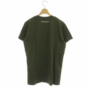 1PIU1UGUALE3 S/S CREW-NECK T-SHTシャツ カットソー プルオーバー 半袖 ロゴ 3 カーキ