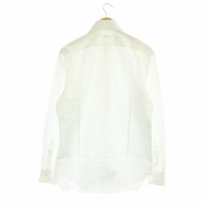 BARBA 長袖ドレスシャツ ワイシャツ コットン 39 白 ホワイト