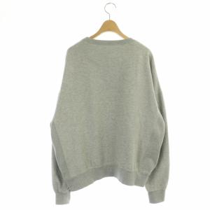 1PIU1UGUALE3 AUTHENTIC CREWスウェットトップス プルオーバー 長袖 3 グレー