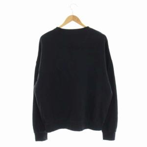 1PIU1UGUALE3 AUTHENTIC CREWスウェットトップス トレーナー プルオーバー 長袖 3 黒 ブラック