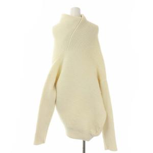 Acne Studios ウール 変形ビッグシルエットセーター プルオーバー 長袖 XS アイボリー