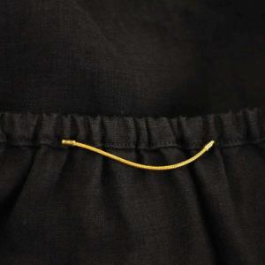 Deuxieme Classe Romantic ブラウス シャツ リネン 長袖 チャコール