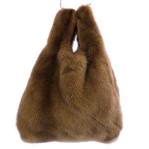 Deuxieme Classe SIMONETTA RAVIZZA ミンクバッグ ハンドバッグ ベージュ