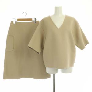 セットアップ カットソー フレアスカート 0 1 ベージュ