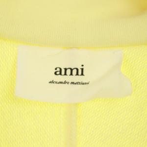 AMI Alexandre Mattiussi ハイネックプルオーバー トレーナー スウェット 長袖 ハーフジップ XXS 黄 イエロー