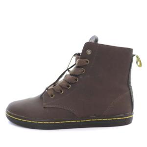 Dr.Martens LEYTON レースアップ ブーツ UK7 26.0cm 茶 ブラウン