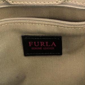 FURLA MEDITERRANEA トートバッグ レザー グレー