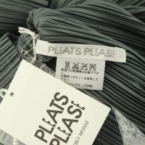 PLEATS PLEASE ISSEY MIYAKE イッセイミヤケ プリーツ ノースリーブカットソー プルオーバー 3 グレー