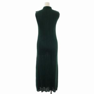 PLEATS PLEASE ISSEY MIYAKE ISSEY MIYAKE チャイナ マオカラー ワンピース プリーツ ノースリーブ ロング 2