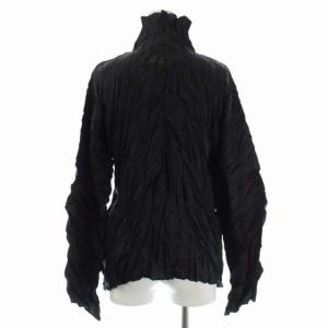 PLEATS PLEASE ISSEY MIYAKE ISSEY MIYAKE シャツ 長袖 シワ加工 3 ブラック