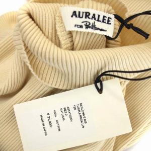 AURALEE × ロンハーマン Ron Herman 21AW EXCLUSIVE RIB TURTLR NECK ニット リブ カットソー