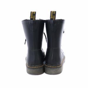Dr.Martens ドクターマーチン レインブーツ ショートブーツ ローヒール ラウンドトゥ ラバー UK4 23cm 黒 ブラック LU05P