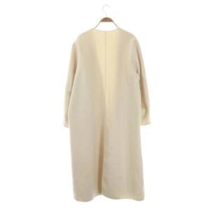 Plage コート ノーカラー 36 オフホワイト