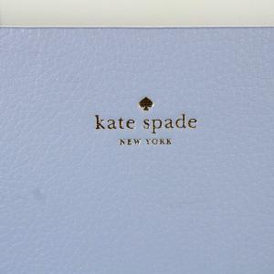 kate spade new york トートバッグ フラワーパンチング レザー 水色