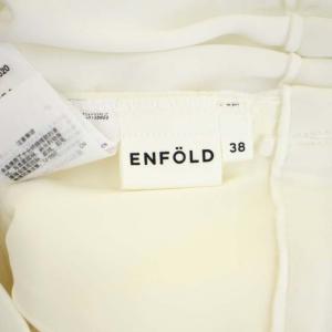 ENFOLD PEツイル ゴムジョッパーズパンツ 38 白 ホワイト