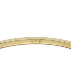 SWAROVSKI ラインストーンタイニーバングルブレスレットM ゴールド色