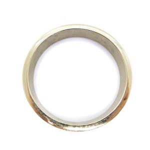 SWAROVSKI ラインストーンワイドバングルブレスレット M ゴールド色