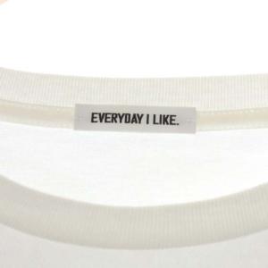 EVERYDAY I LIKE 23SS Cropped L/S Tシャツ ロンT カットソー 長袖 クロップド プルオーバー 白 ホワイト