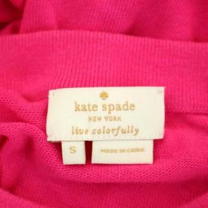 kate spade new york ニット カットソー 半袖 リボン S ビビットピンク NJMU1753